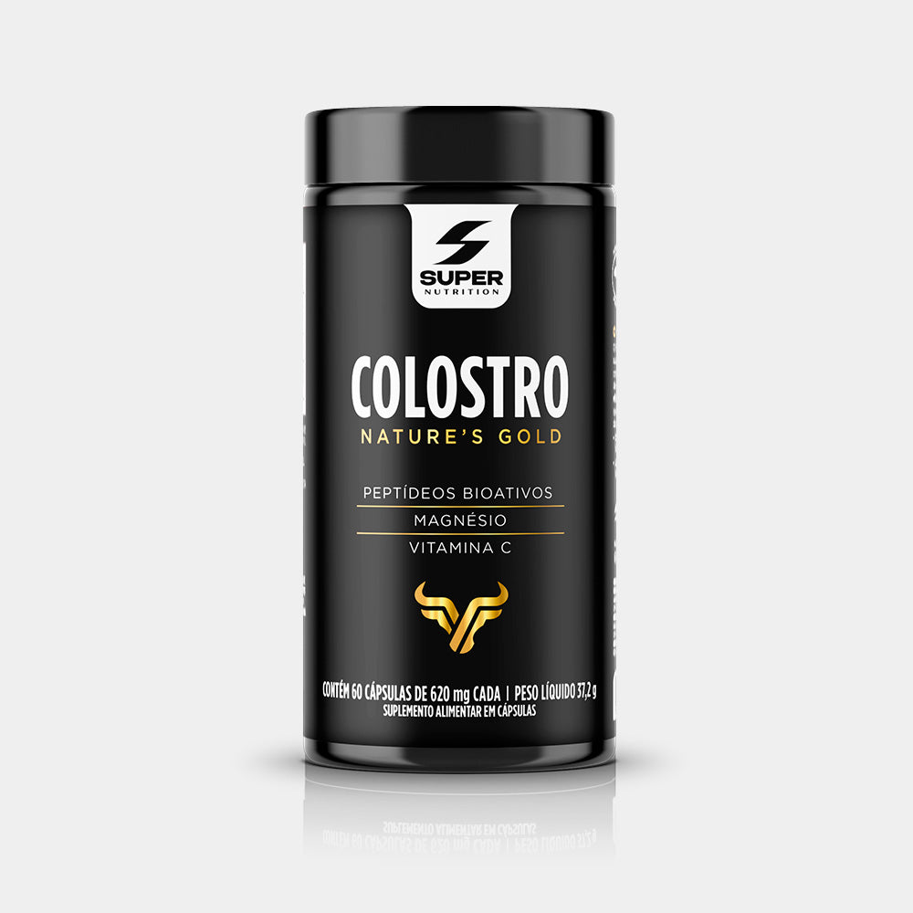 Super Colostro - Peptídeos Bioativos, Magnésio e Vitamina C (60 cápsulas)