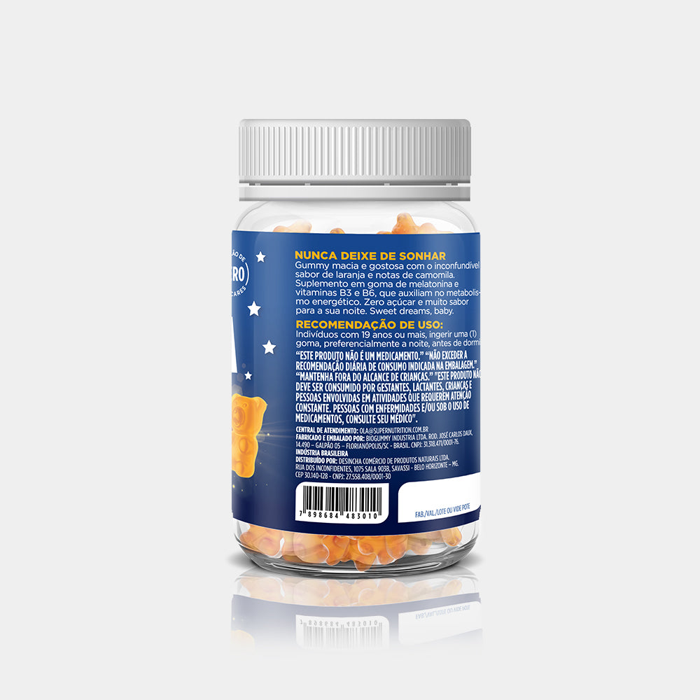 Super Gummy Melatonina Laranja e Camomila (60 gomas)