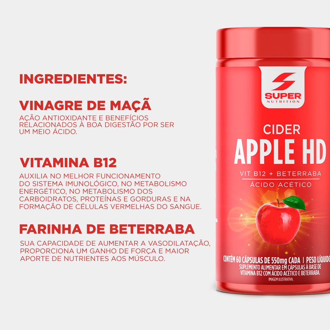 Super Apple Cider HD (60 cápsulas)