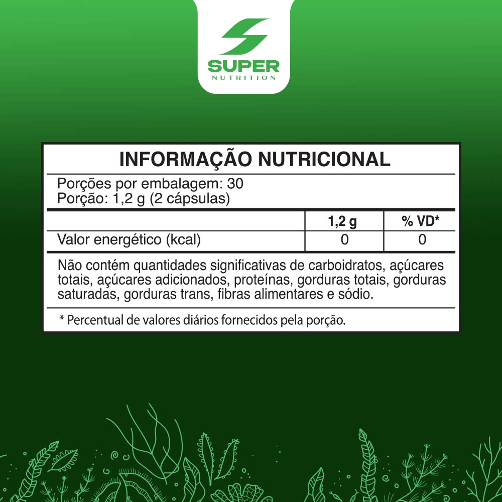 Superfood Chlorella (60 cápsulas)