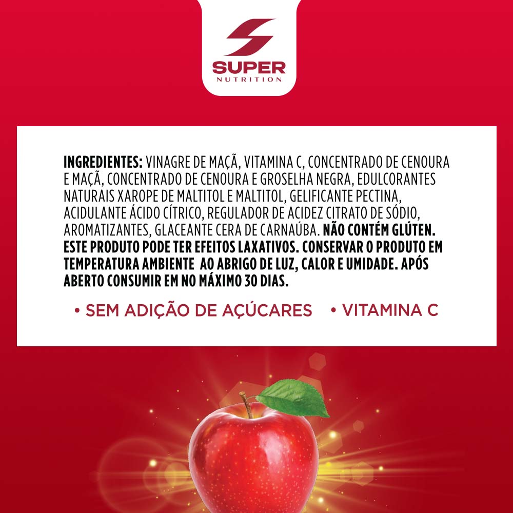 Super Gummy Apple Cider HD (30 gomas)